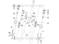 Fork's components (Kayaba)