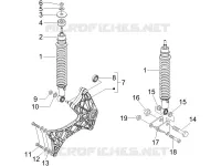Rear suspension - Shock absorber/s