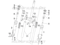 Fork's components (Kayaba)