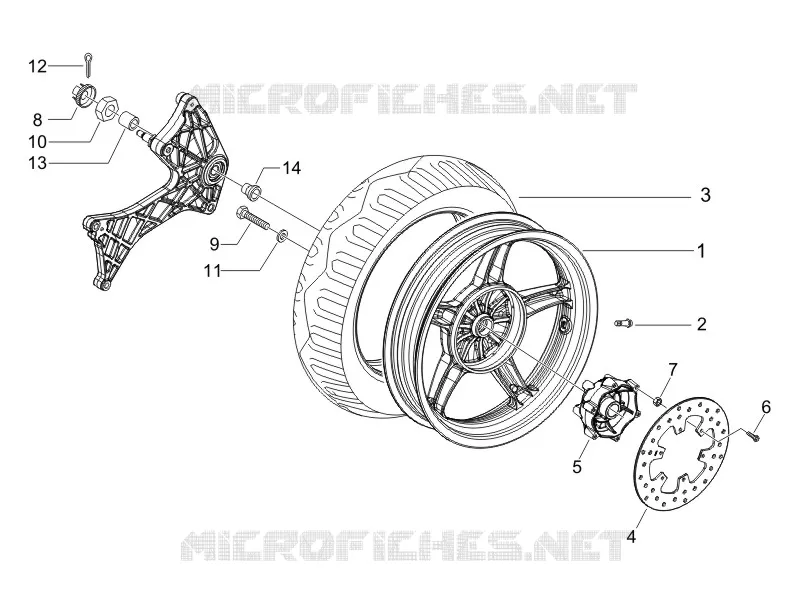 Rear wheel