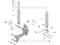 Rear suspension - Shock absorber/s