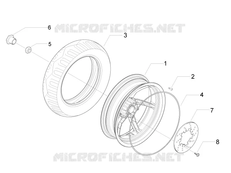 Rear wheel