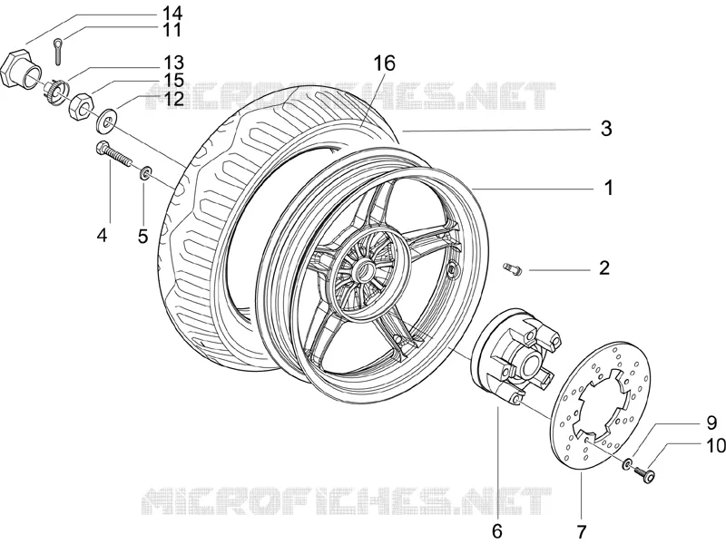 Rear wheel