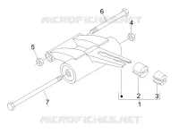 Swinging arm