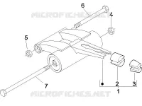 Swinging arm