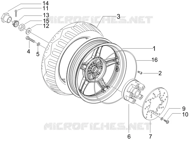 Rear wheel