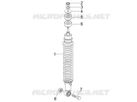 Rear suspension - Shock absorber/s