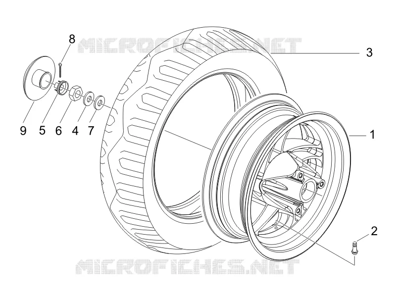 Rear wheel