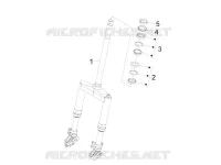 Fork/steering tube - Steering bearing unit