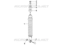 Rear suspension - Shock absorber/s