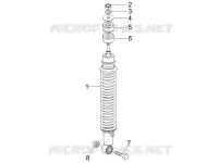Rear suspension - Shock absorber/s