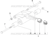 Swinging arm