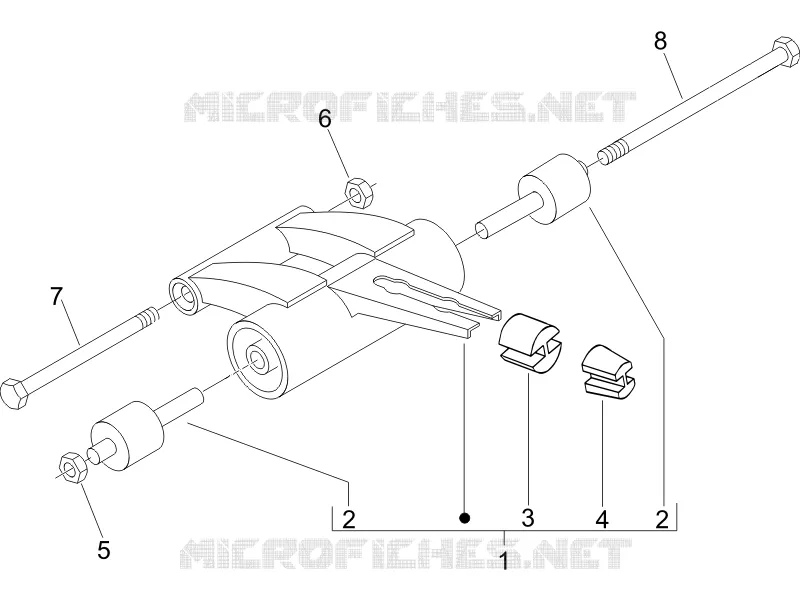 Swinging arm