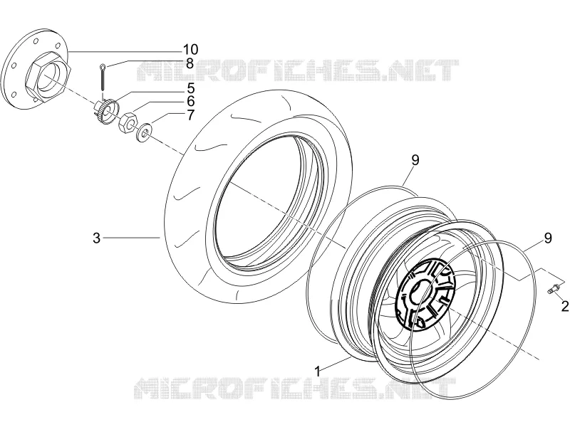 Rear wheel