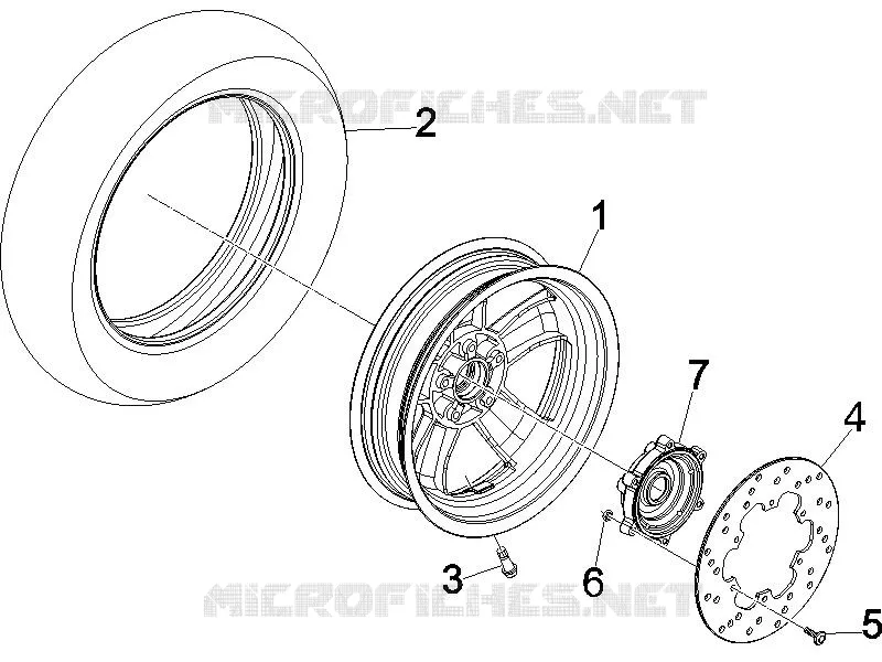 Rear wheel