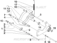 Swinging arm