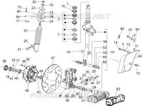 Fork/steering tube - Steering bearing unit