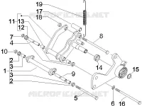 Swinging arm