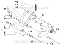 Swinging arm
