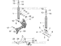 Rear suspension - Shock absorber/s