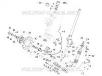 Fork/steering tube - Steering bearing unit