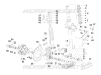 Fork/steering tube - Steering bearing unit