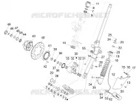 Fork/steering tube - Steering bearing unit