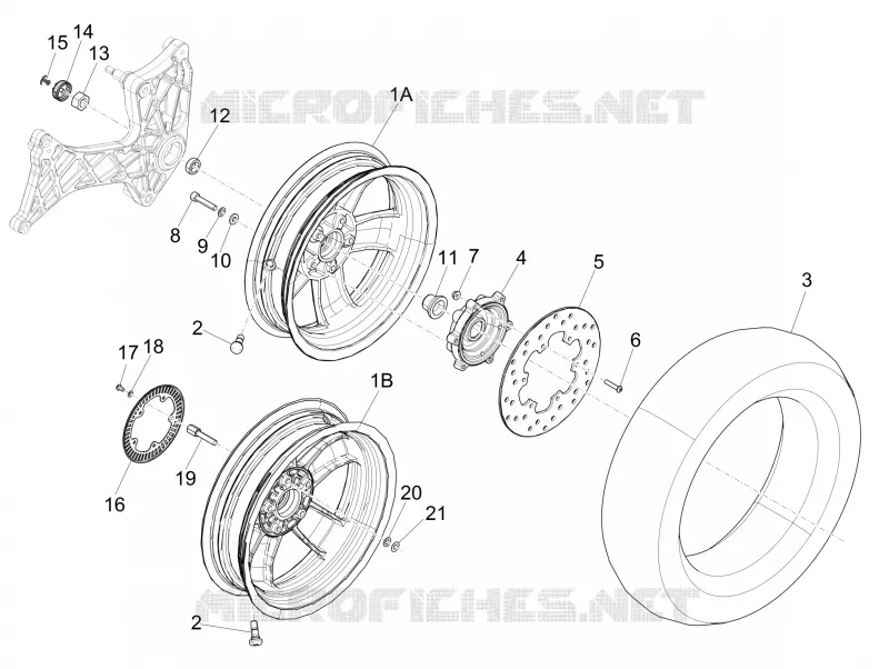 Rear wheel