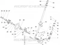 Fork/steering tube - Steering bearing unit