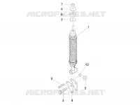 Rear suspension - Shock absorber/s