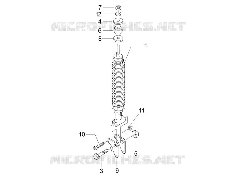 Rear suspension - Shock absorber/s