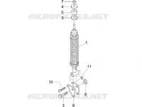 Rear suspension - Shock absorber/s