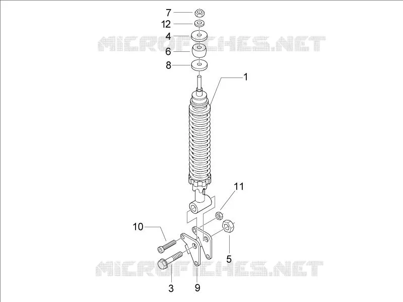 Rear suspension - Shock absorber/s