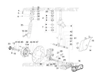 Fork/steering tube - Steering bearing unit