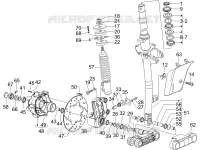 Fork/steering tube - Steering bearing unit