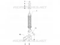Rear suspension - Shock absorber/s