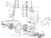 Fork/steering tube - Steering bearing unit