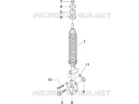 Rear suspension - Shock absorber/s