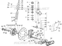 Fork/steering tube - Steering bearing unit