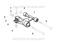 Swinging arm
