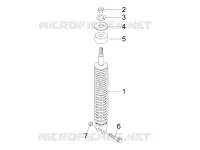 Rear suspension - Shock absorber/s
