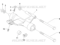 Swinging arm