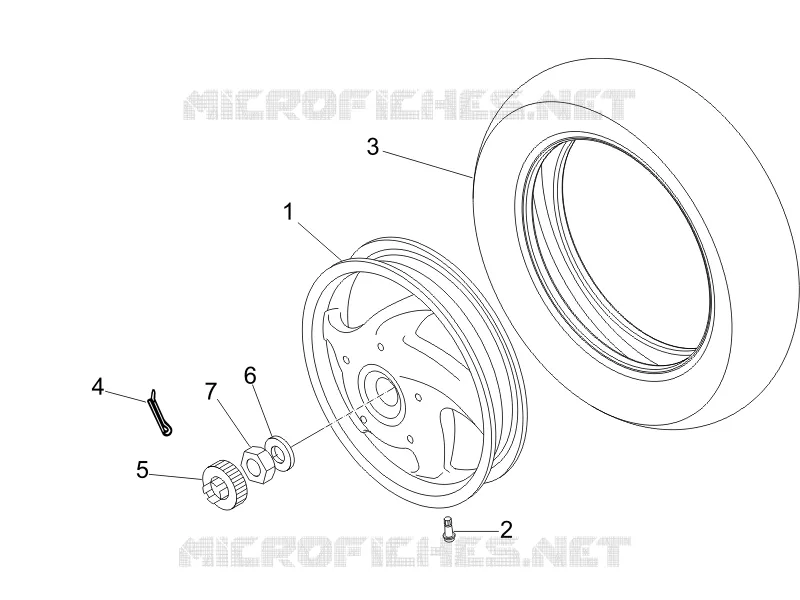 Rear wheel