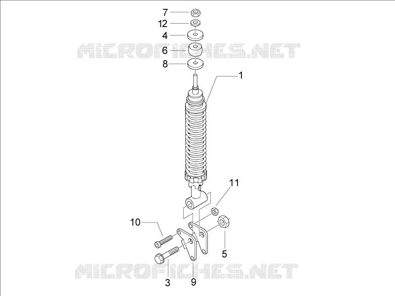 Rear suspension - Shock absorber/s