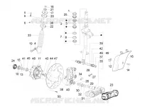 Fork/steering tube - Steering bearing unit