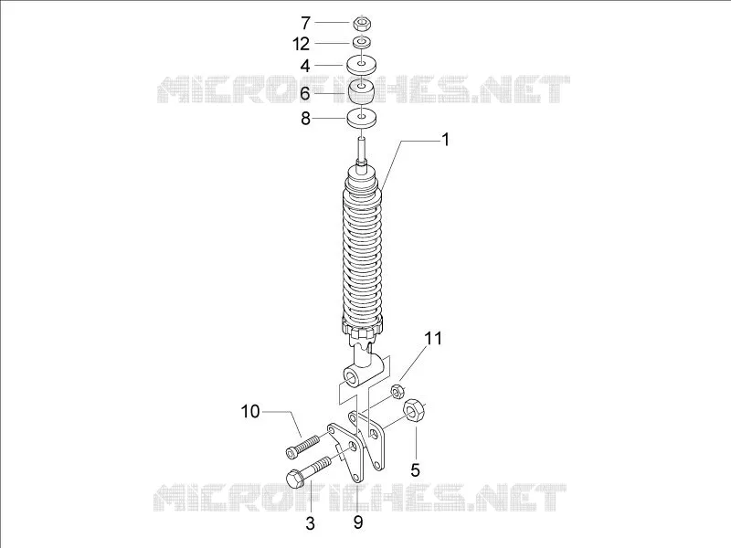 Rear suspension - Shock absorber/s