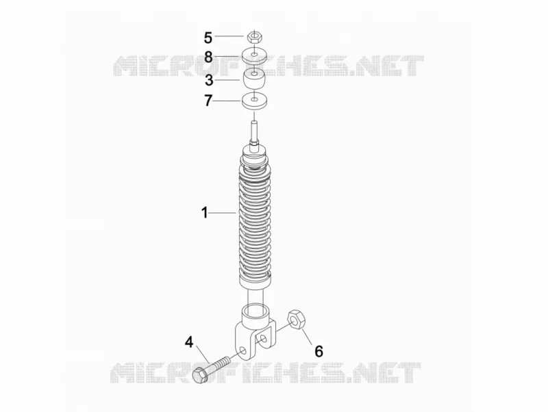 Rear suspension - Shock absorber/s