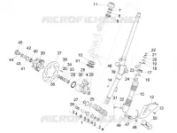 Fork/steering tube - Steering bearing unit