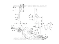 Fork/steering tube - Steering bearing unit