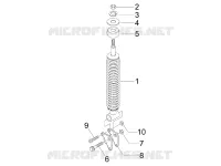 Rear suspension - Shock absorber/s